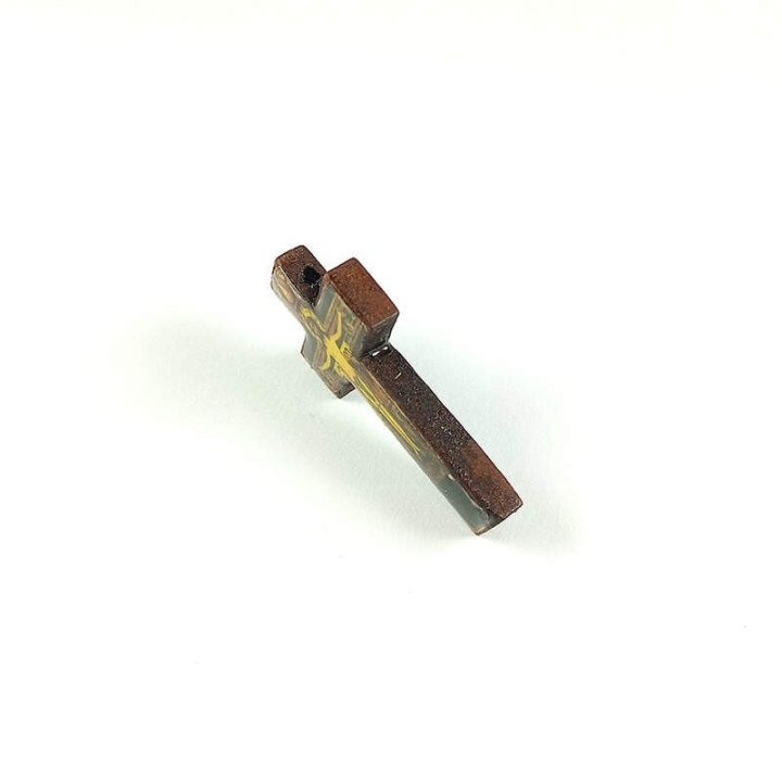 Obiecte bisericesti | Medalion cruce de lemn 40mm | 2079