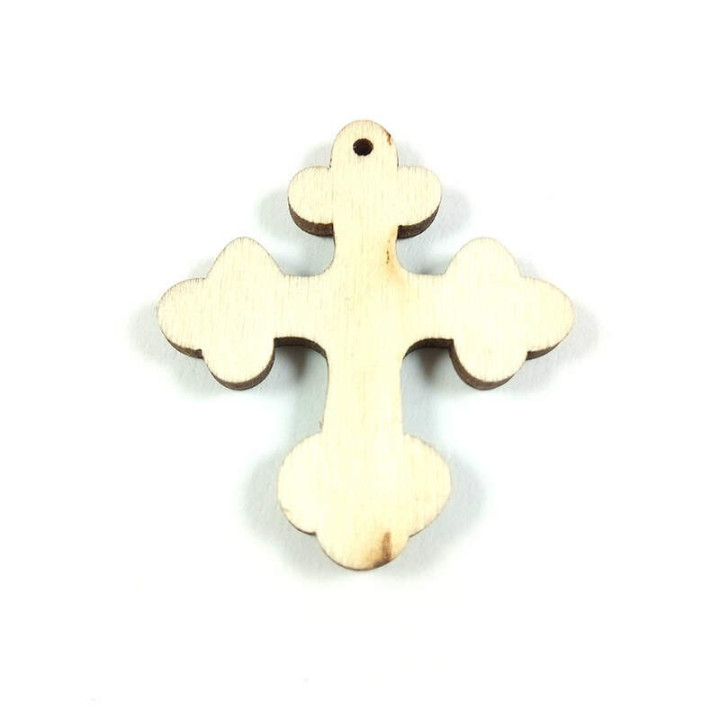Obiecte bisericesti | Medalion cruce de lemn 40mm | 2093