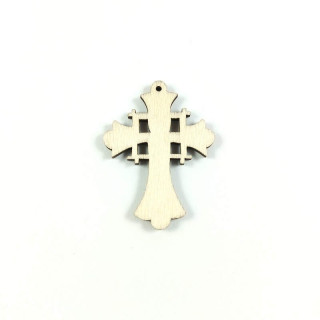 Obiecte bisericesti | Medalion cruce de lemn 45mm | 2094