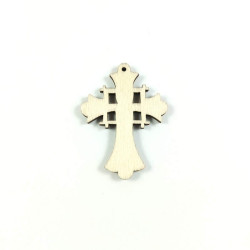 Obiecte bisericesti | Medalion cruce de lemn 45mm | 2094