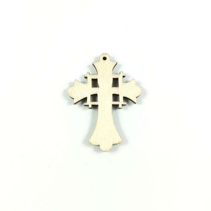 Obiecte bisericesti | Medalion cruce de lemn 45mm | 2094