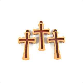 Obiecte bisericesti | Medalion cruce de plastic  45mm | 2104