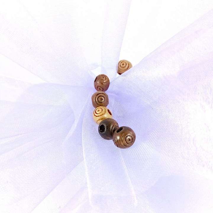 Obiecte bisericesti bile | Margele rotunde de trecere 6mm | 6065