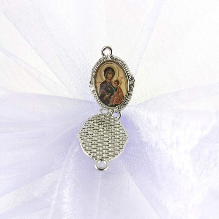 Obiecte bisericesti bile | Margele ovale de legatura 30mm | 6074