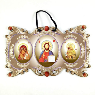 Obiecte bisericesti | Icoana Maicii Domnului | cu trei litografii | 4075