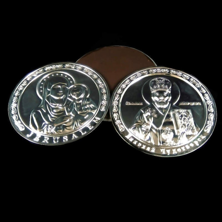 Obiecte bisericesti | Icoana Maicii Domnului | gravura | 4087