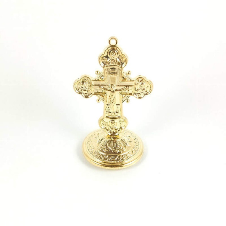 Obiecte bisericesti | Cruce pentru masa sau perete din metal | 5302