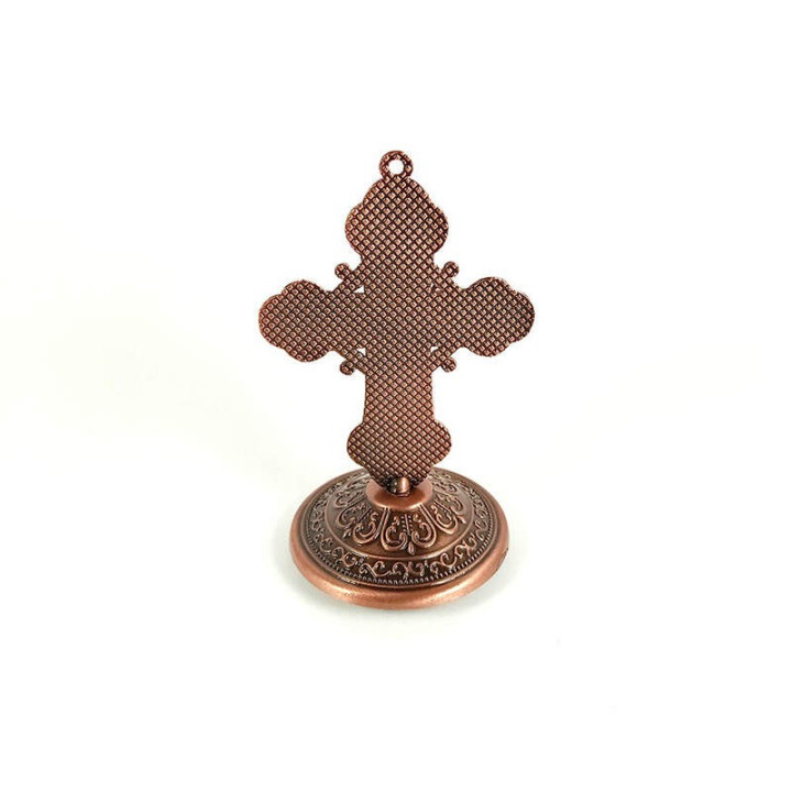 Obiecte bisericesti | Cruce pentru masa sau perete din metal | 5302