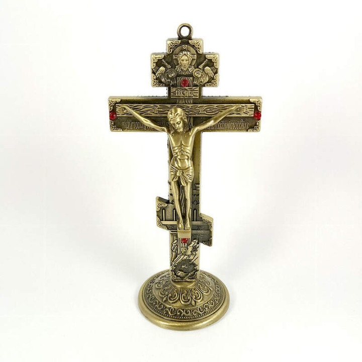 Obiecte bisericesti | Cruce pentru masa din metal | 5305