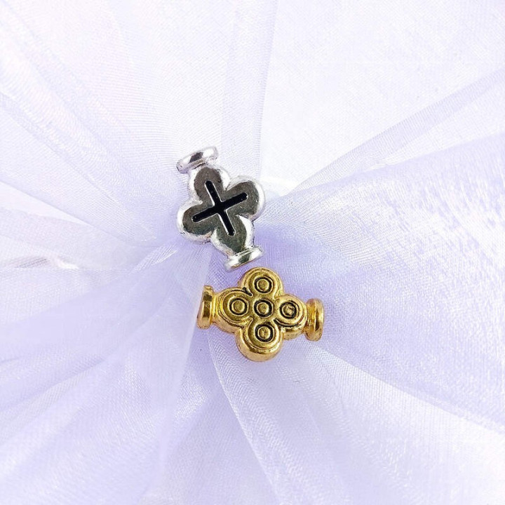 Obiecte bisericesti bile | Margele cruce de trecere 20mm | 6080