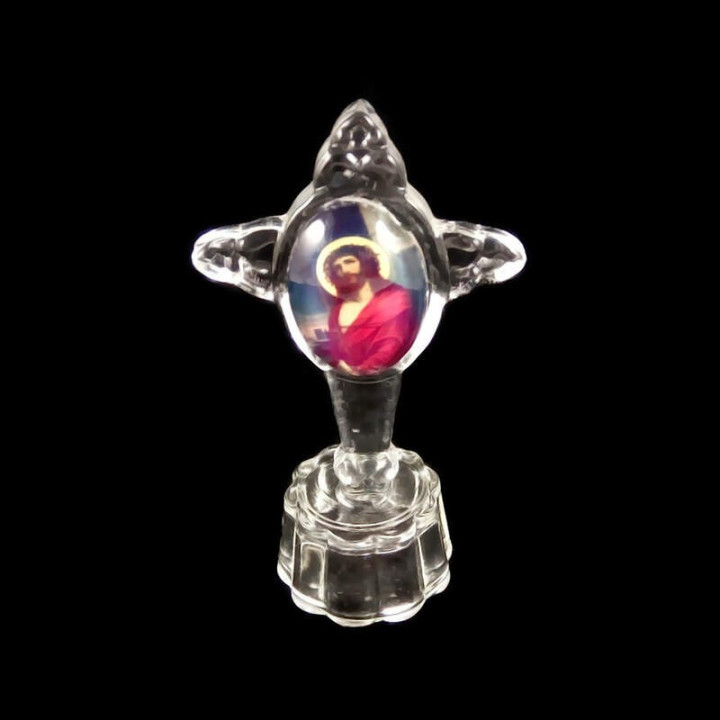 Obiecte bisericesti | Cruce pentru masa din sticla | 5313