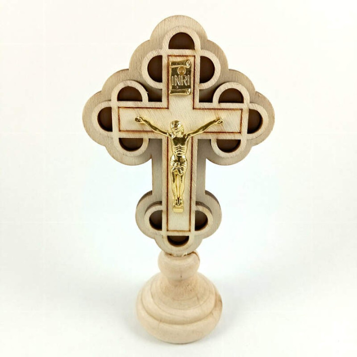 Obiecte bisericesti | Cruce pentru masa din lemn | 5322