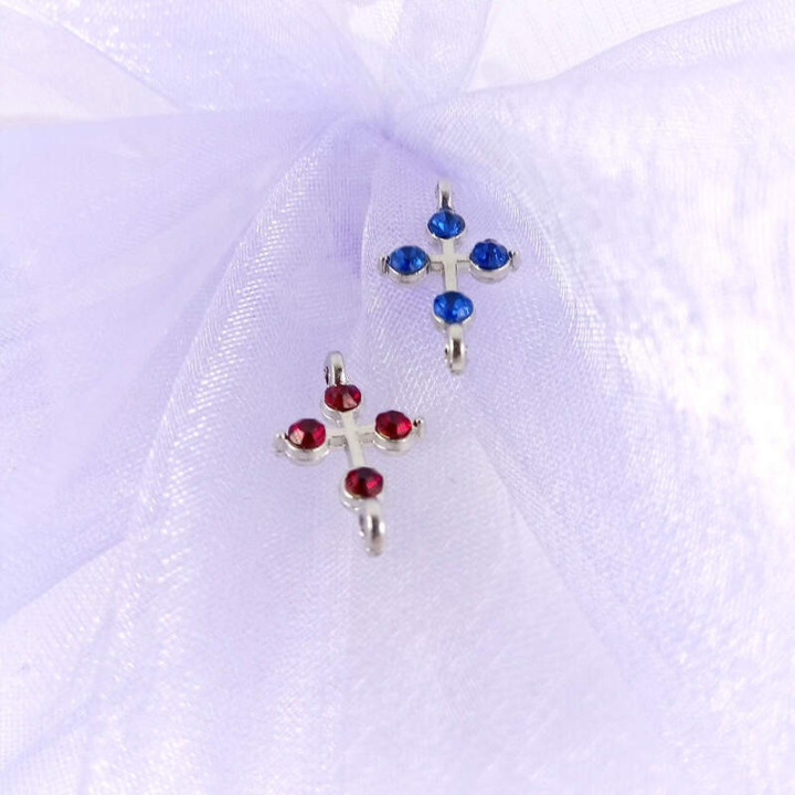 Obiecte bisericesti bile | Margele cruce de legatura 17mm | 6083