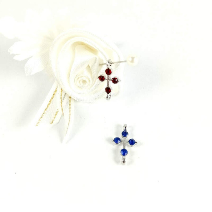 Obiecte bisericesti bile | Margele cruce de legatura 17mm | 6083