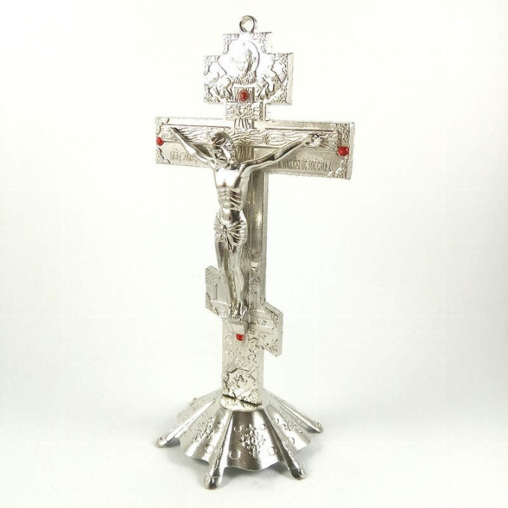 Obiecte bisericesti | Cruce pentru masa sau perete din metal | 5332