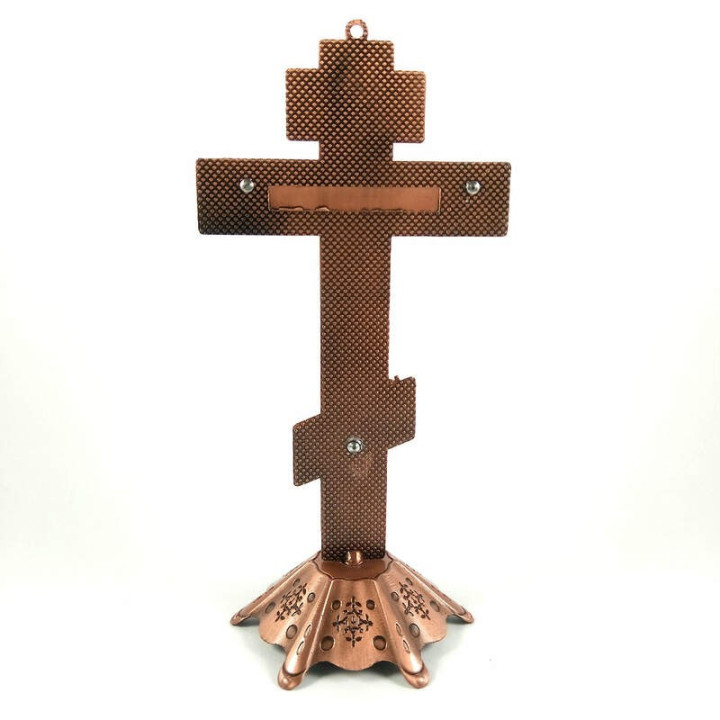Obiecte bisericesti | Cruce pentru masa sau perete din metal | 5332