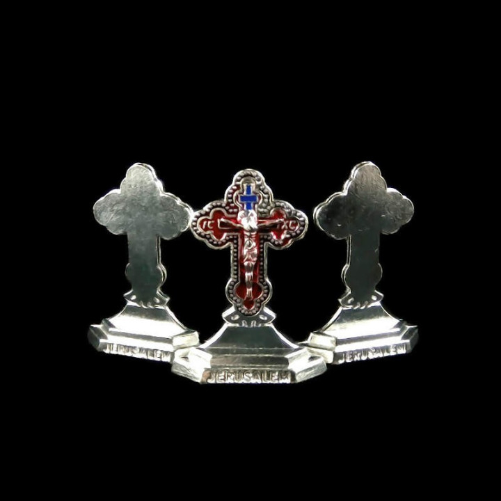 Obiecte bisericesti | Cruce pentru masa din metal | 5334