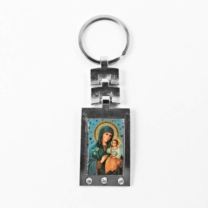 Obiecte bisericesti | Breloc cu Icoana Maicii Domnului aplicata | 1500
