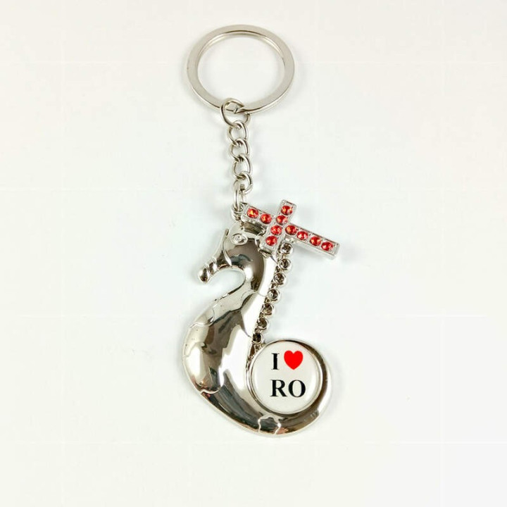 Obiecte bisericesti | Breloc cu figurina calut de mare | 1515