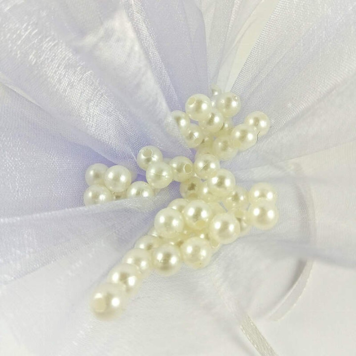 Obiecte bisericesti bile | Margele rotunde de trecere 6mm | 6097