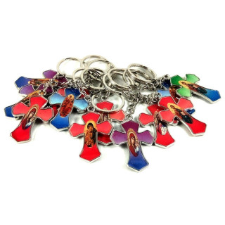 Obiecte bisericesti | Breloc cu cruce si Icoana Maicii Domnului aplicata | 1530