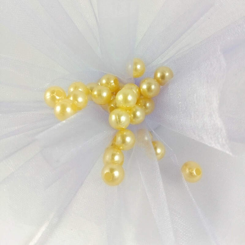 Obiecte bisericesti bile | Margele rotunde de trecere 8mm | 6098