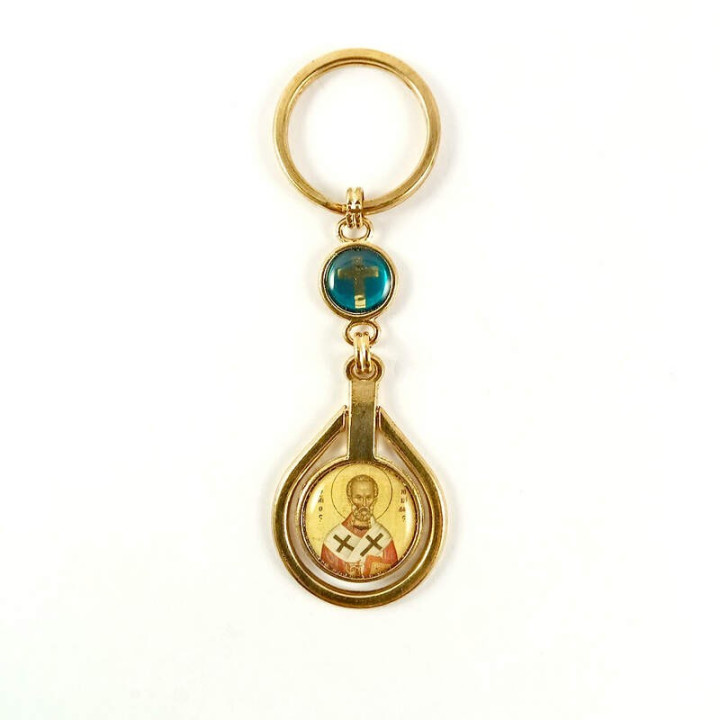 Obiecte bisericesti | Breloc cu Icoana Maicii Domnului rotitoare  | 1538