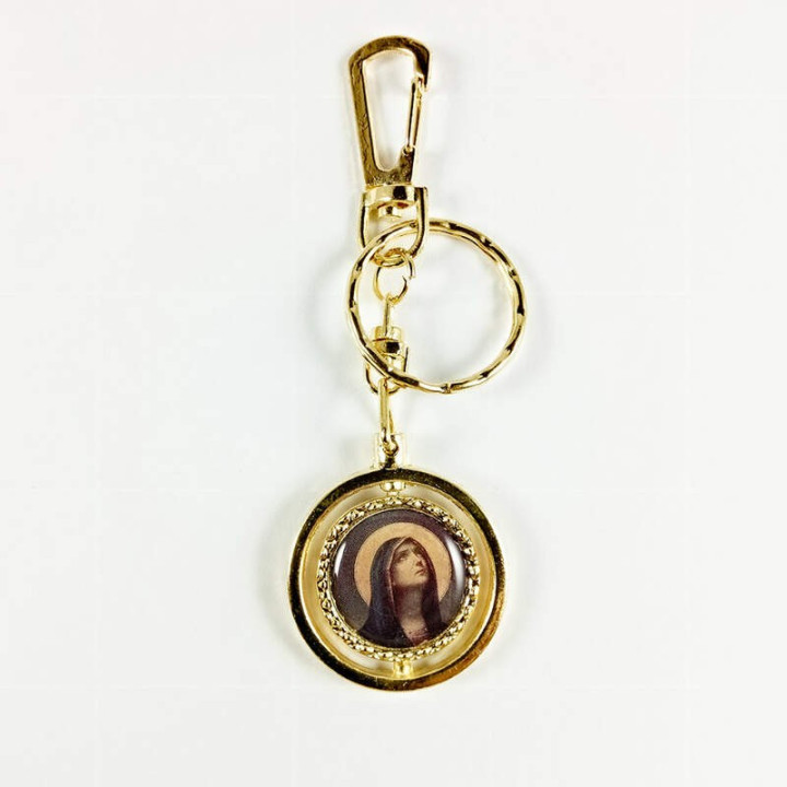 Obiecte bisericesti | Breloc cu Icoana Maicii Domnului rotitoare | 1541