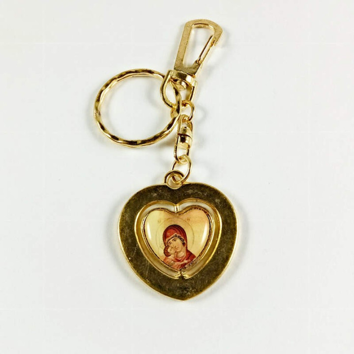 Obiecte bisericesti | Breloc cu Icoana Maicii Domnului rotitoare | 1542