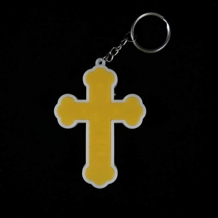 Obiecte bisericesti | Breloc cu o cruce cu led | 1543