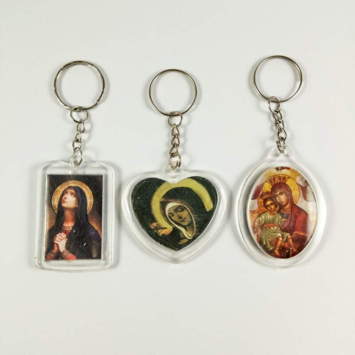 Obiecte bisericesti | Breloc cu Icoana Maicii Domnului inserata | 1551
