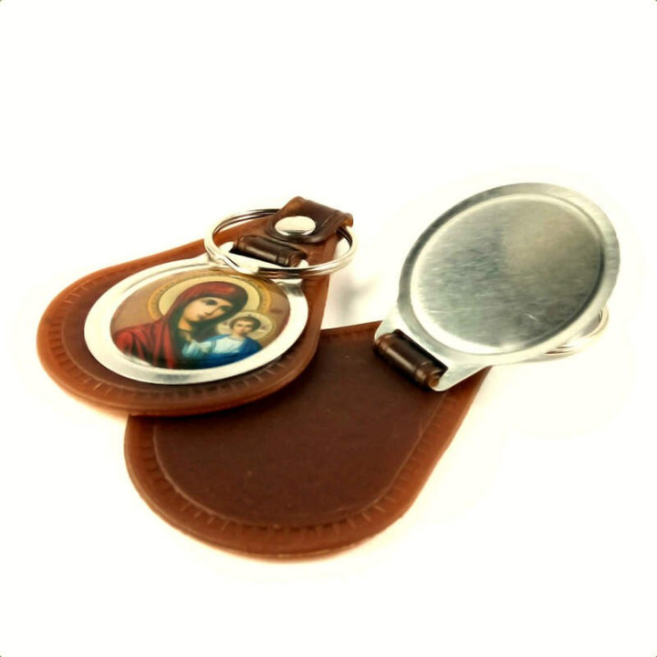Obiecte bisericesti | Breloc cu Icoana Maicii Domnului aplicata | 1560