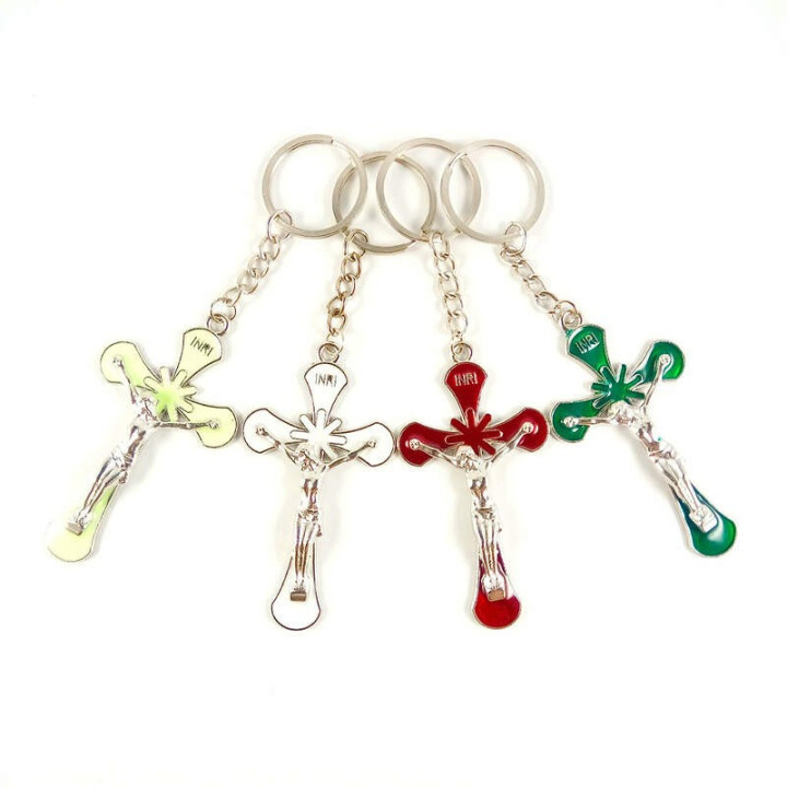 Obiecte bisericesti | Breloc cu cruce in relief | 1576