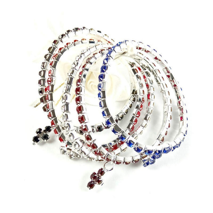 Obiecte bisericesti | Bratara elastica strasuri  | 1002