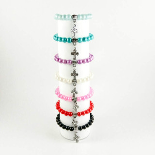 Obiecte bisericesti | Bratara elastica bile de plastic | 1017