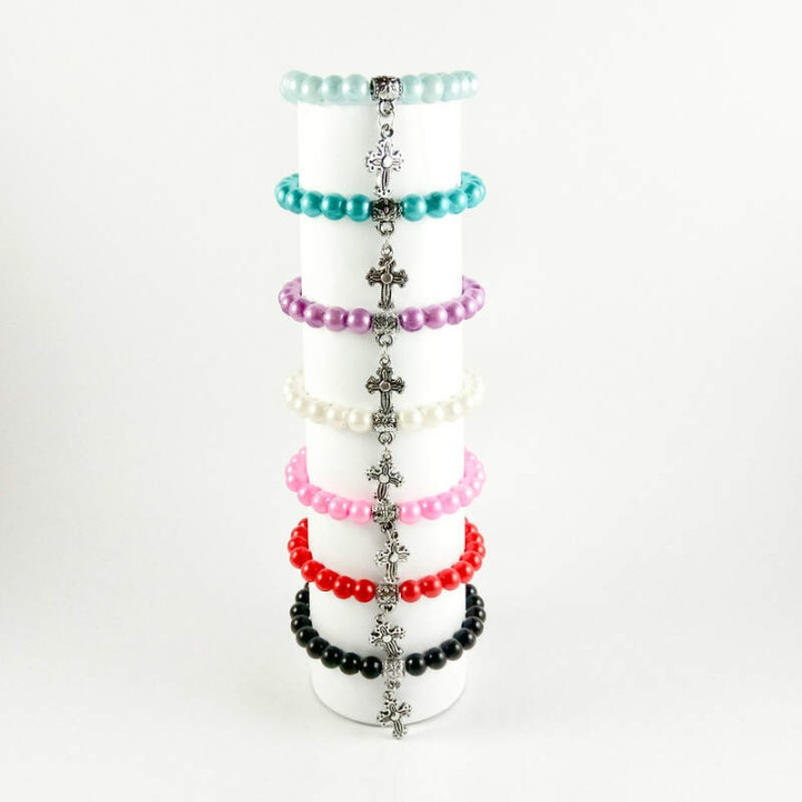 Obiecte bisericesti | Bratara elastica bile de plastic | 1017