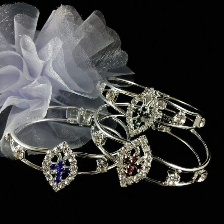 Obiecte bisericesti | Bratara rigida cu catarama metalica | 1029