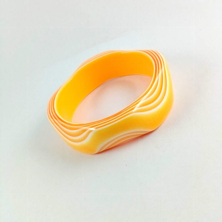 Obiecte bisericesti | Bratara rigida de plastic plastic tip chihlimbar | 1060