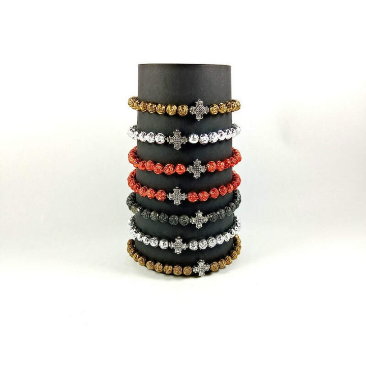 Obiecte bisericesti | Bratara elastica bile de plastic | 1069