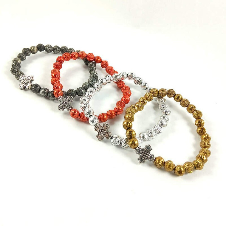 Obiecte bisericesti | Bratara elastica bile de plastic | 1069