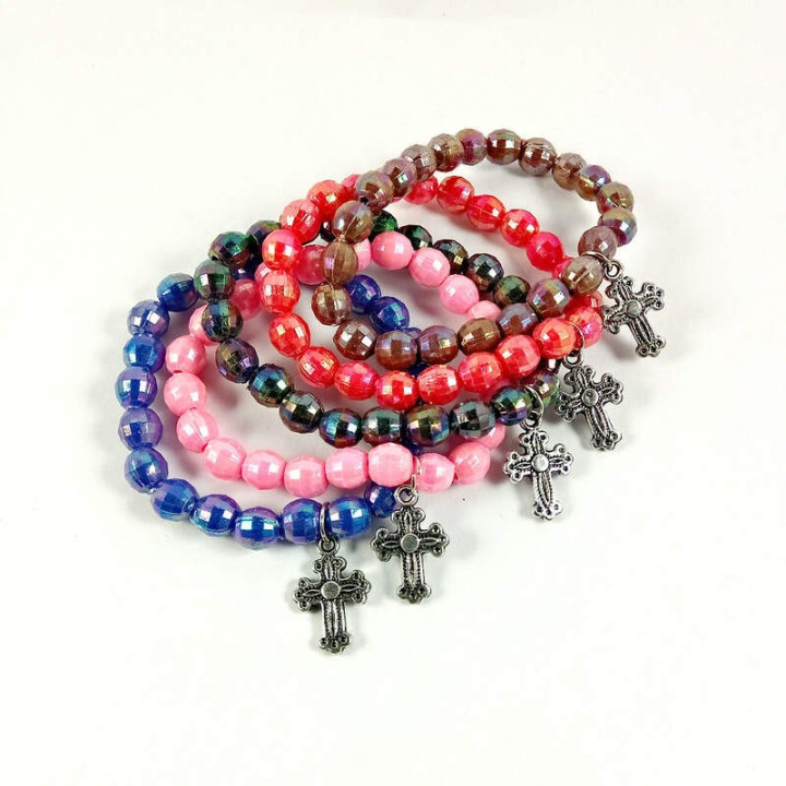 Obiecte bisericesti | Bratara elastica bile de plastic | 1070