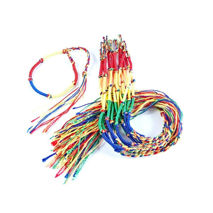 Obiecte bisericesti | Bratara sfoara impletita snur textil | 1131