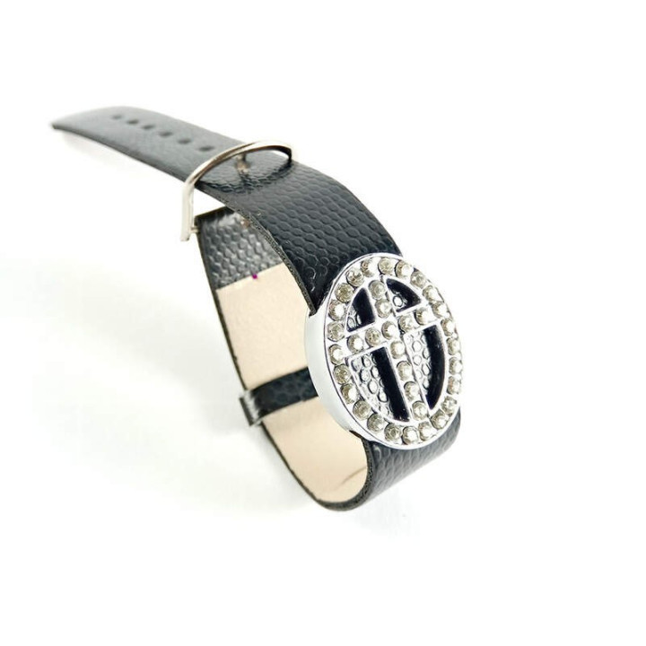 Obiecte bisericesti | Bratara curea cu catarama piele sintetica | 1133