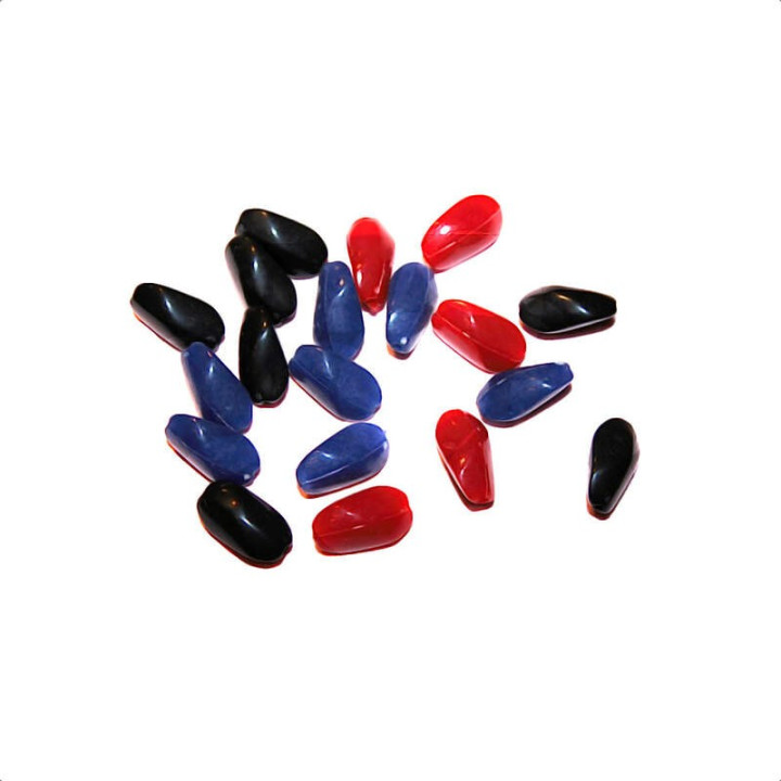 Obiecte bisericesti bile | Margele ovale de trecere 13mm | 6153