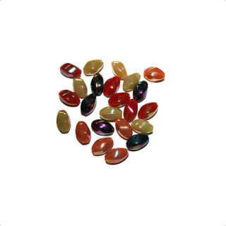 Obiecte bisericesti bile | Margele ovale de trecere 13mm | 6154