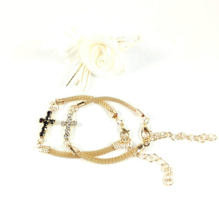 Obiecte bisericesti | Bratara lant metalic impletitura | 1170