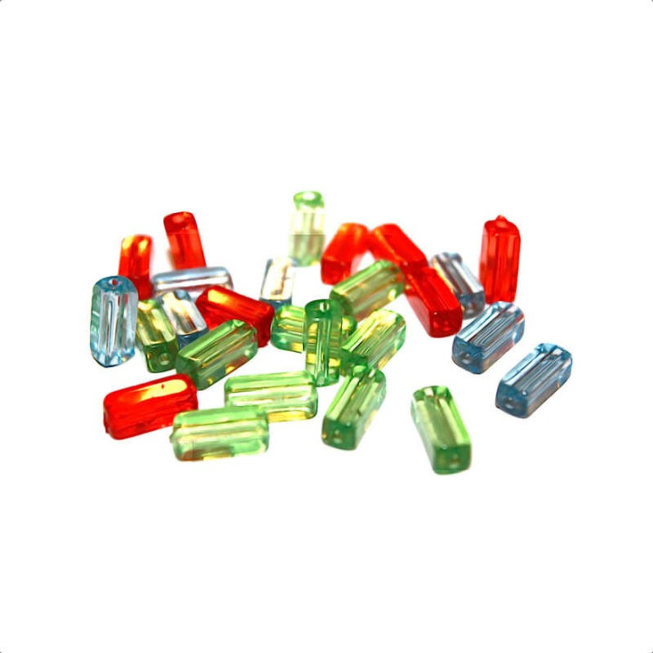 Obiecte bisericesti bile | Margele dreptunghi de trecere 13mm | 6158