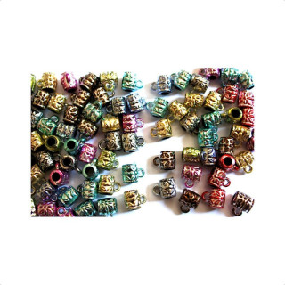 Obiecte bisericesti bile | Margele cilindru de trecere 8mm | 6160