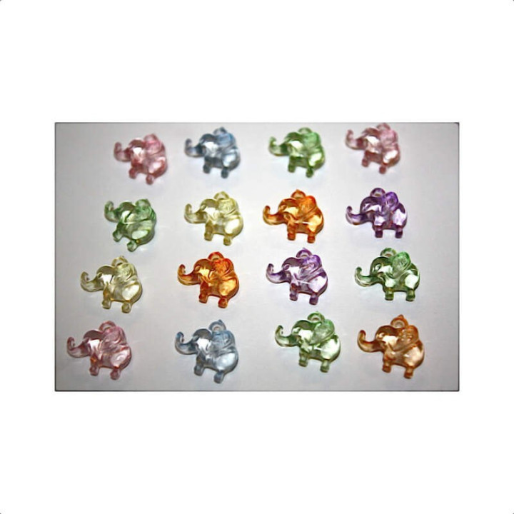 Obiecte bisericesti bile | Margele elefant de legatura 14mm | 6172