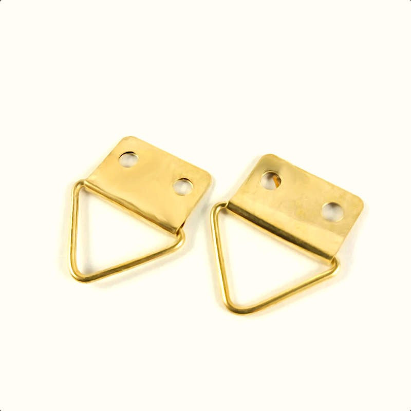 Accesorii inramari | Agatatoare triunghi 2 orificii prindere 23mm | 3603